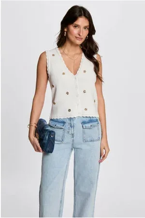 Morgan Gebreid vest