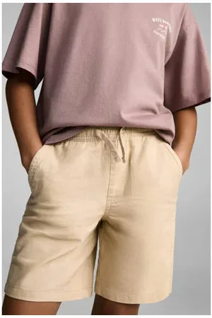 MANGO Linnen casual short