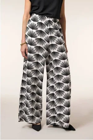 Miss Etam Wide leg high waist broek wit