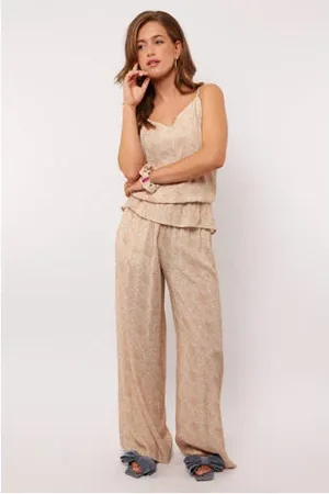 Fluresk Wide leg high waist broek