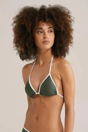 WE Fashion Voorgevormde triangel bikinitop