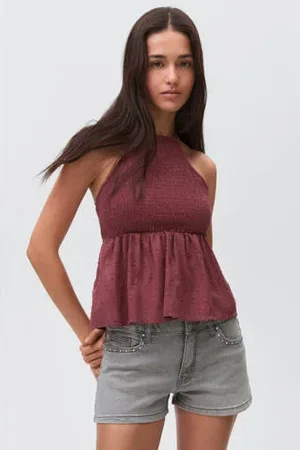 MANGO Denim short