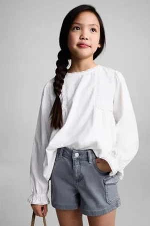 MANGO Denim short