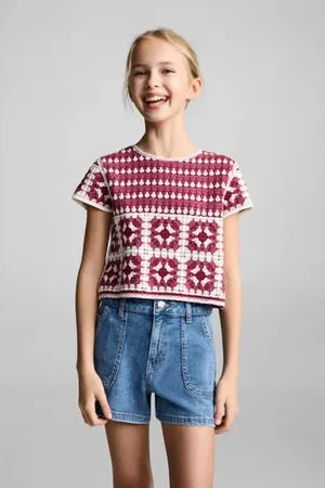 MANGO Denim short