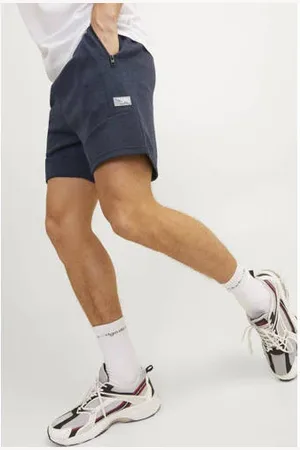 JACK & JONES PANTS STUDIO sweatshort donkerblauw