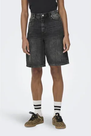 ONLY Wide leg high waist denim short