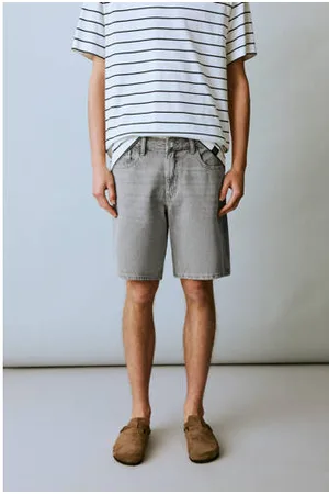 MANGO Denim short grey denim