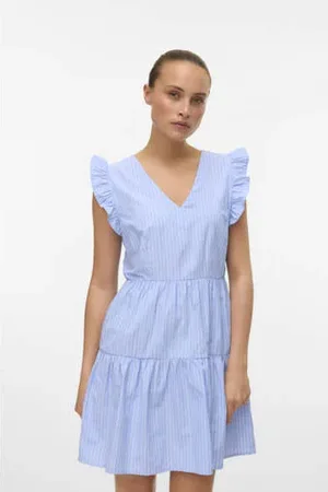 VERO MODA Zomerjurk blauw