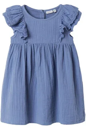 NAME IT MINI zomerjurk blauw