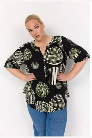 Wasabi Blousetop zwart