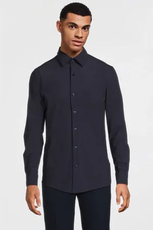 HUGO BOSS Zakelijk overhemd donkerblauw