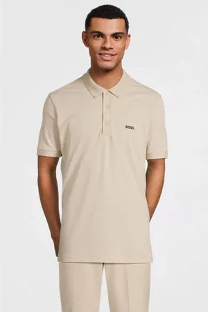 HUGO BOSS Slim polo beige