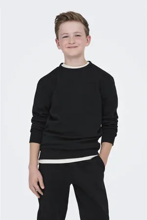 Only & Sons JUNIOR sweater zwart