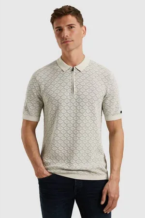 Cast Iron Regular polo gebreid