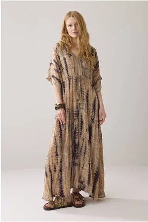 Summum Woman Maxi jurk bruin