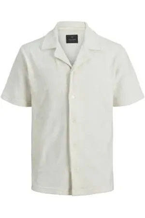 JACK & JONES JUNIOR polo wit gebreid
