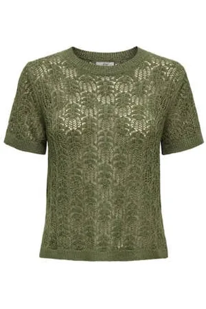 JDY Top groen gebreid