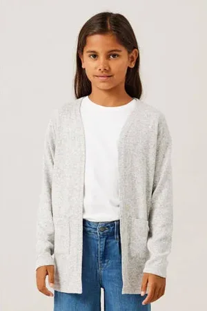 NAME IT KIDS vest NKFVICTI grijs