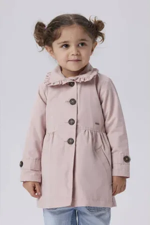 NAME IT MINI trenchcoat roze