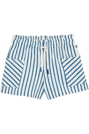 WE Fashion Straight casual short blauw