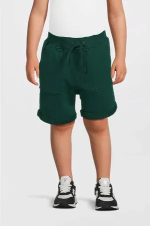 NAME IT MINI casual short donkergroen