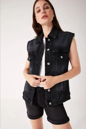 Garcia Regular fit denim short Celia