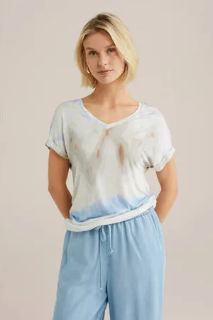 WE Fashion Top lichtblauw