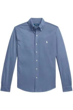 Ralph Lauren Regular overhemd blauw