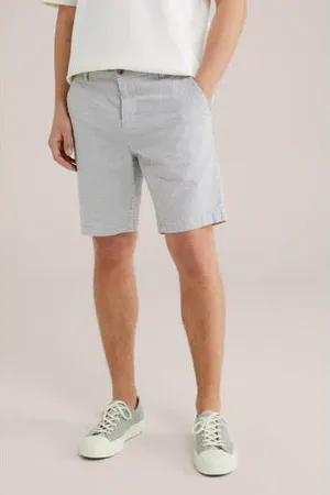 WE Fashion Regular chino short blauw
