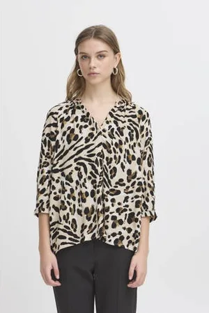 Ichi Blouse bruin