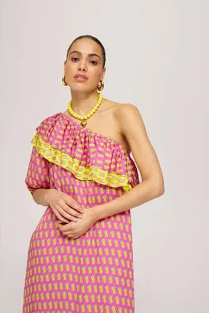 Harper & Yve Maxi jurk roze