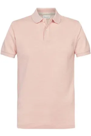 Profuomo Regular polo lichtroze