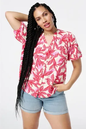 MS Mode Blouse roze