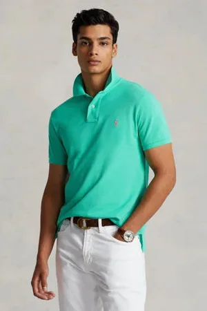 Ralph Lauren Slim polo groen