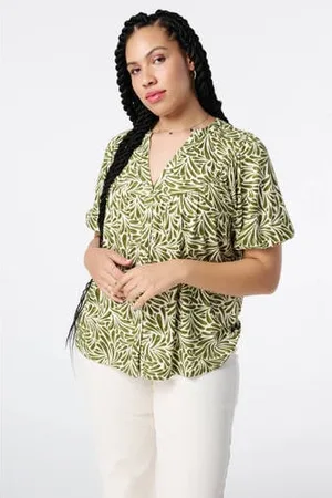 MS Mode Blouse olijfgroen