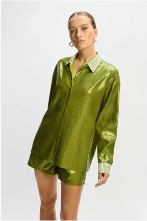 Refined Department Blouse met pailletten