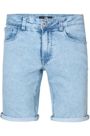 Petrol Industries Denim tapered short blauw
