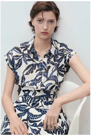 MANGO Blouse ecru