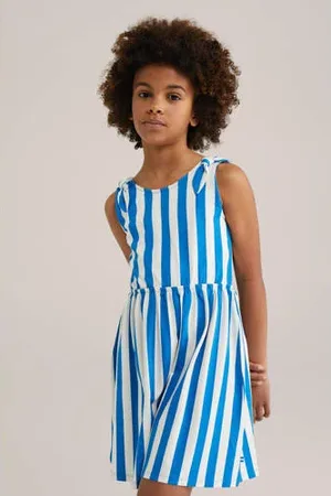 WE Fashion Korte jurk blauw