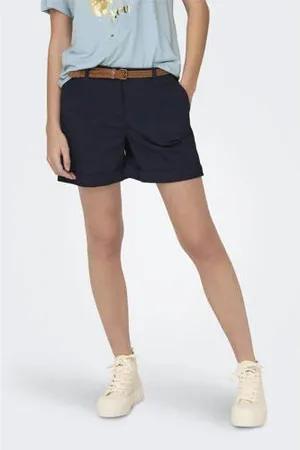 JDY Regular fit short CHICAGO donkerblauw