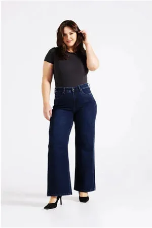 Fox Factor High waist wide leg jeans
