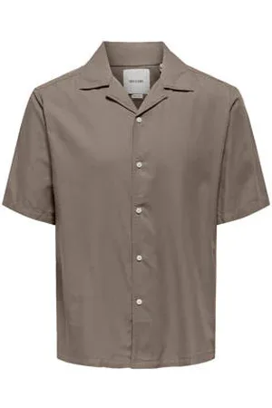 Only & Sons Casual overhemd bruin