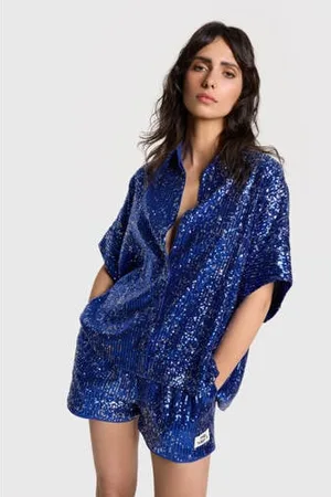 Alix the label Blouse met pailletten