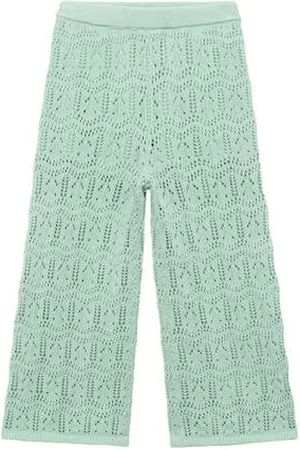 MANGO Casual broek mintgroen