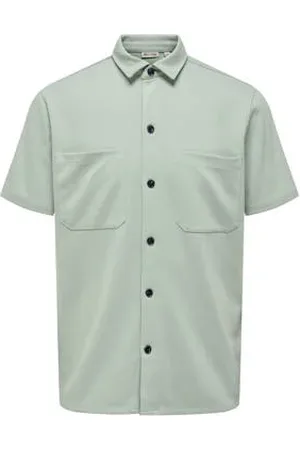 Only & Sons Casual overhemd lichtgroen