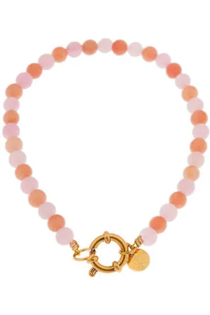 Label Kiki Gold plated armband Bubblegum