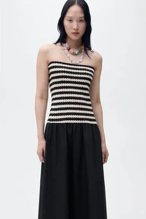 MANGO Midi jurk gebreid