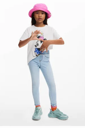 Desigual Skinny jeggings medium blue denim