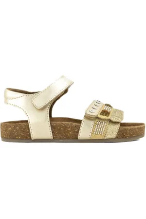 Graceland Leren sandalen met glitters en pailletten