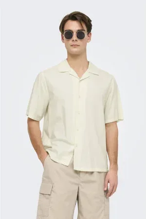 Only & Sons Casual overhemd ecru